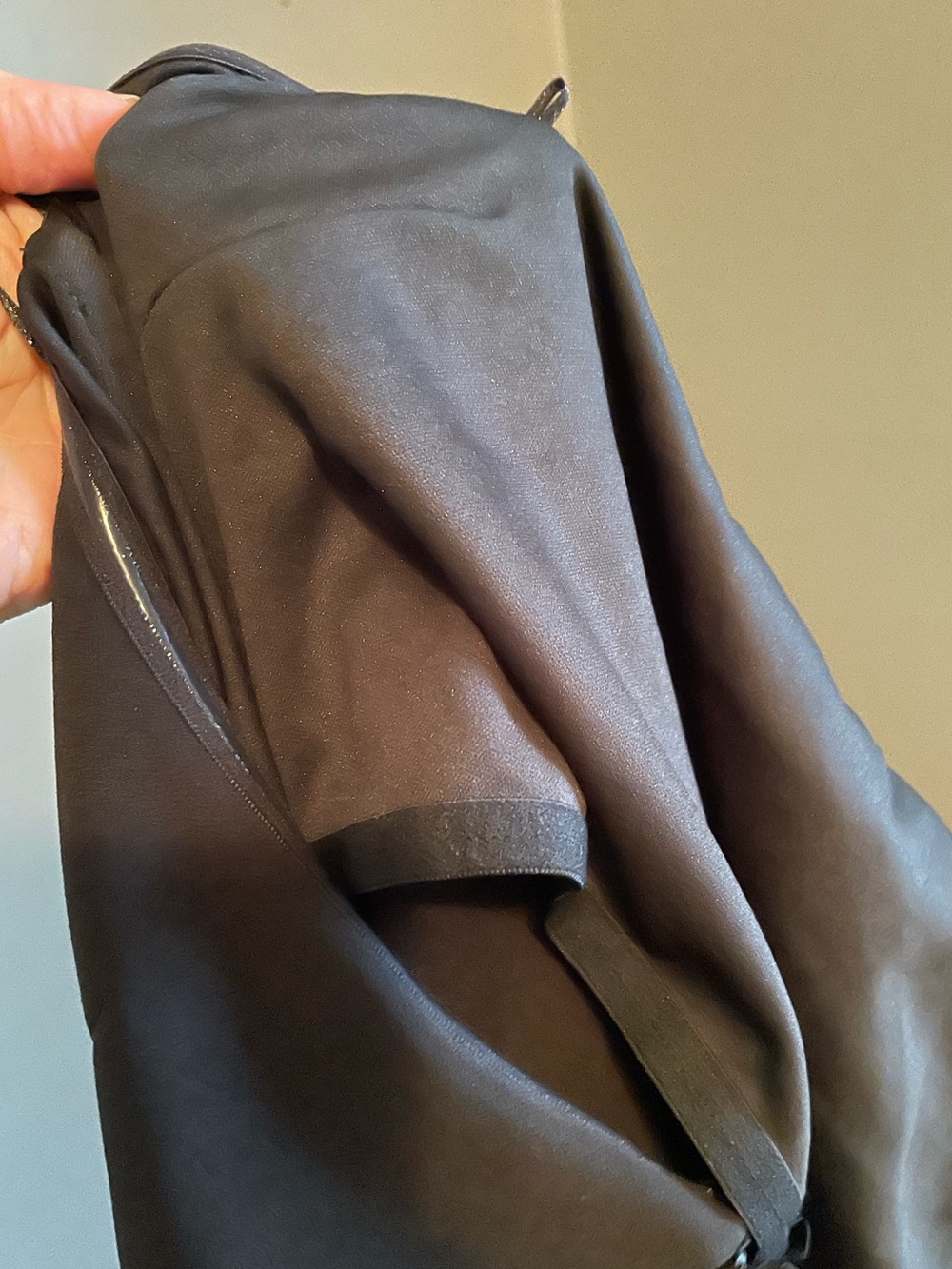 NWT Open Edit Sz XL Women’s Black Ruched Tube Strapless Maxi Slit Dress Ret $79! - Picture 13 of 13